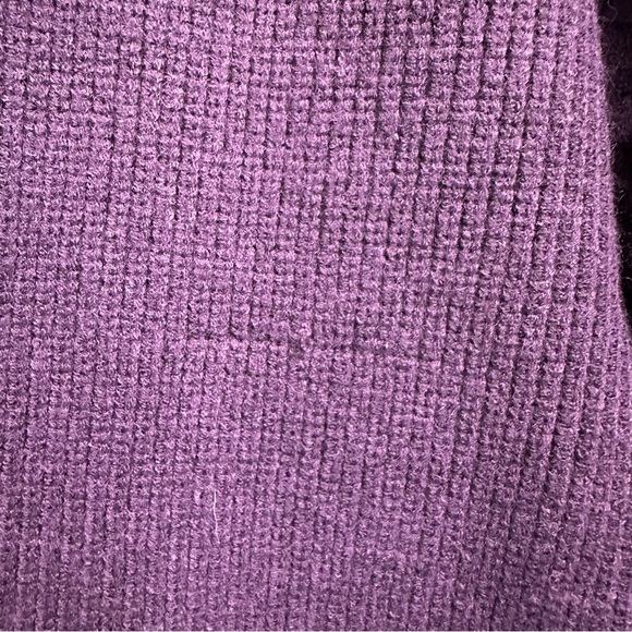 Misook Rib-Knit Balloon-Sleeve Cardigan Sweater - Picture 11 of 11